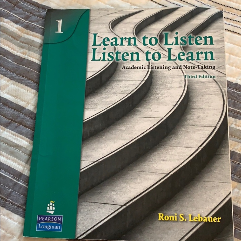 Learn to Listen 3rd education Roni S.Lebauer
